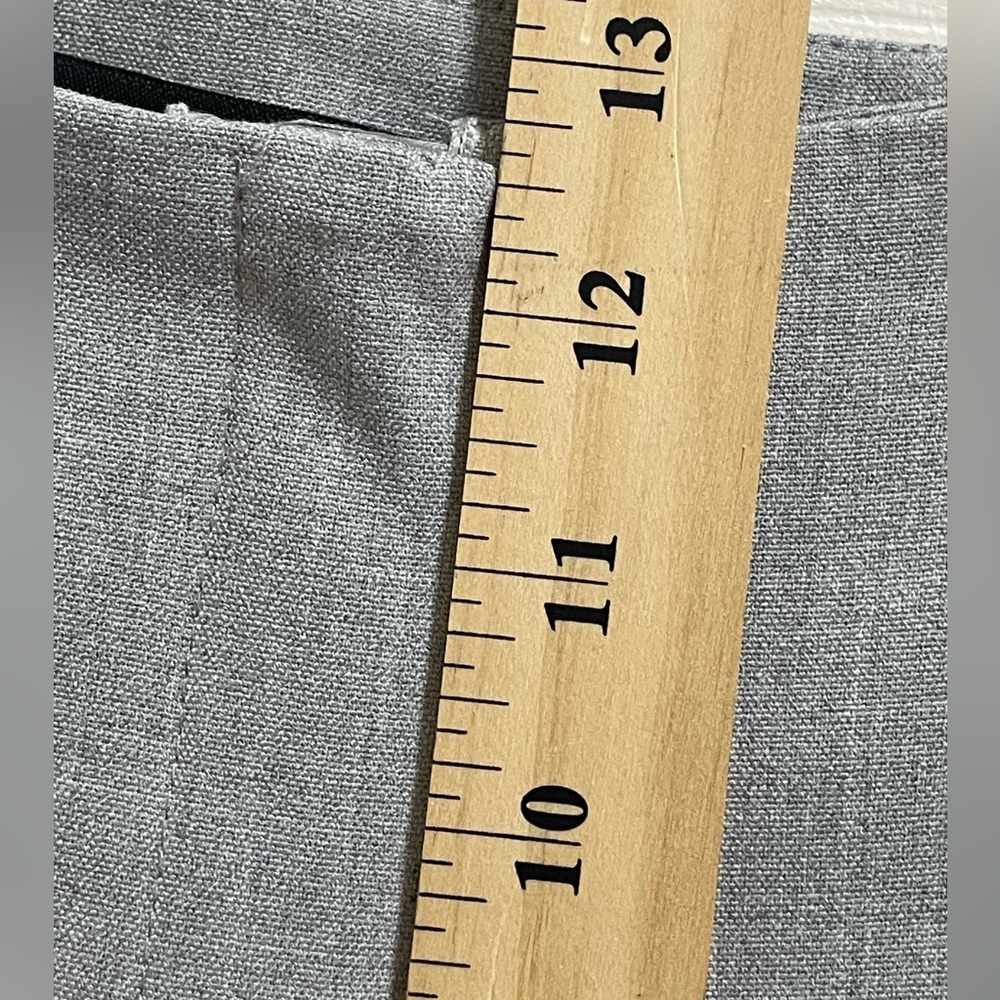 PiRAL Pants Small Gray Belt Waist Noche Buckle Slacks Trousers Career Wide Leg S - Picture 9 of 11